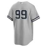NY YANKEES JUDGE # 99 NIKE GRAY ROAD REPLICA JERSEY PLAYER NUMBERS ONLY - Image 3