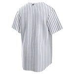 NY Yankees Nike White Home Blank Replica Jersey - Image 2