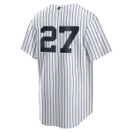 NY Yankees  NIKE STANTON  # 27  White Home Replica JERSEY  NUMBERS ONLY - Image 2