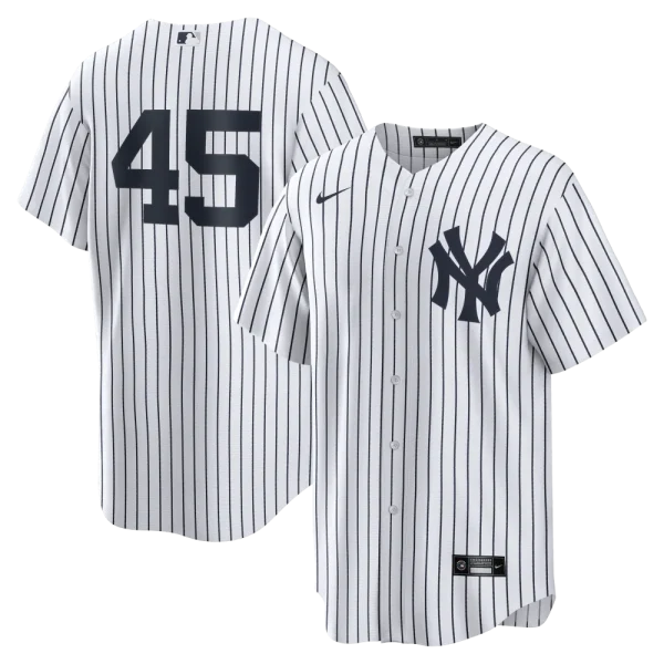 NY Yankees COLE #45 Nike White Home Replica JERSEY NUMBERS  ONLY