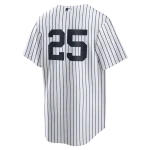 NY Yankees  Nike TORRES # 25 WHITE HOME  Replica JERSEY  NUMBERS ONLY - Image 2