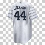 NY YANKEES JACKSON #44 NIKE WHITE HOME REPLICA JERSEY - Image 2