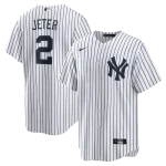 NY YANKEES NIKE REPLICA JERASY PLAYER NAME & NUMBERS D JETER#2