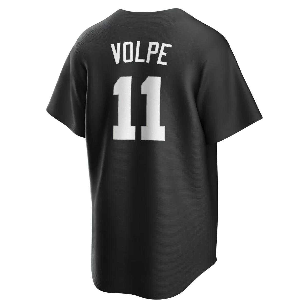 NY YANKEES A Volpe #11 NIKE BLACK REPLICA PLAYER NAME JERSEY - Image 2