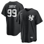 NY YANKEES A JUDGE# 99 NIKE BLACK REPLICA PLAYER NAME JERSEY