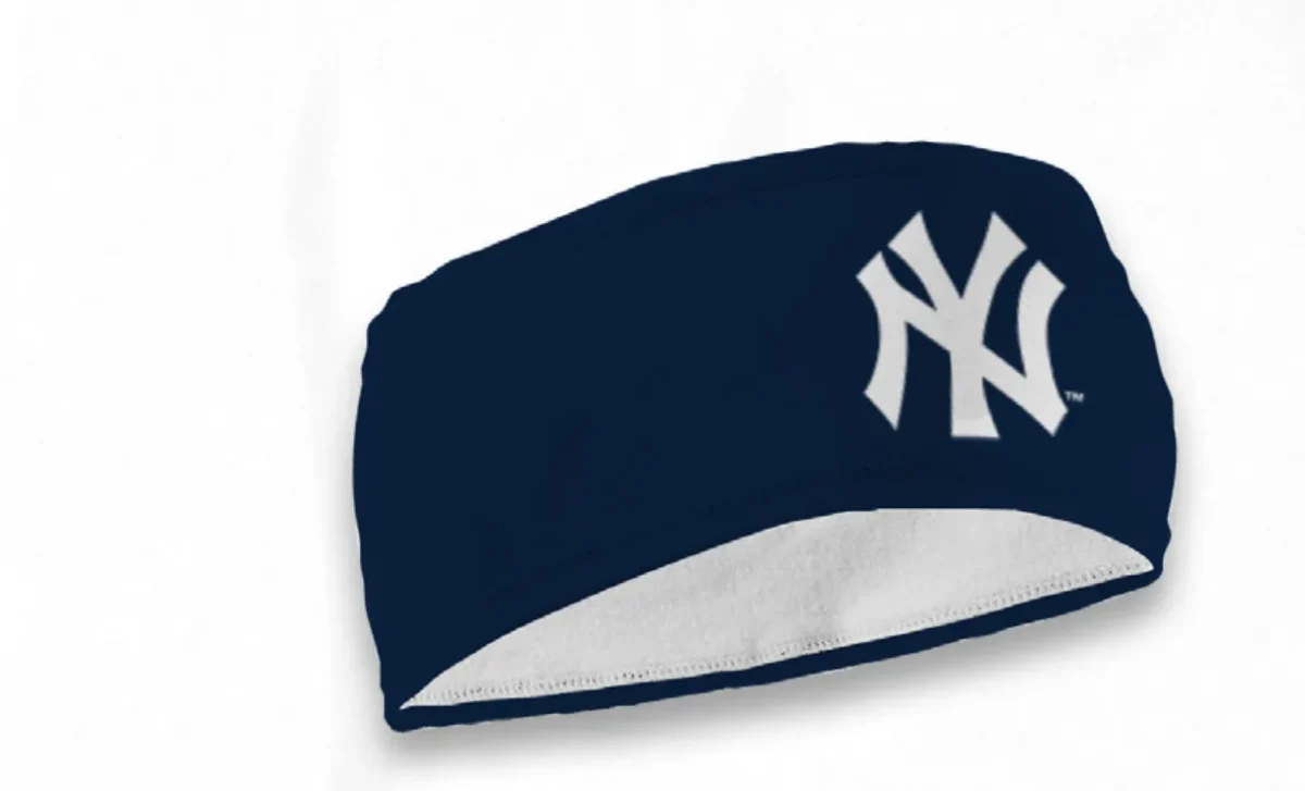 NY YANKEES  FLEECE HEADBAND: CAP LOGO - Image 1