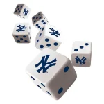 New York Yankees  6 standard size Dice Set - Image 2