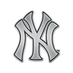 NEW YORK YANKEES CHROME FREE FORM AUTO EMBLEM
