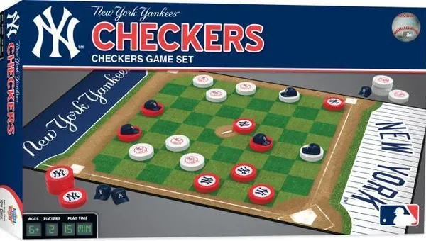 New York Yankees Checkers Board Game