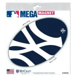 NEW YORK YANKEES MEGA OUTDOOR MAGNETS  6" X 6" INCHES