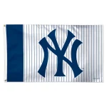 NY  YANKEES PINSTRIPE FLAG - DELUXE 3' X 5'
