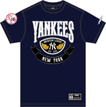NY YANKEES BORN FOR SPORT M SJ TEE NAVY - Image 5