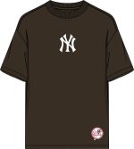 NY YANKEES WINGSPAN M CJ DROP SHOULDER BROWN TEE