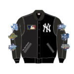 NY YANKEES BLACKOUT COLLECTION VARSITY JACKET,