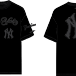 NY YANKEES BLACKOUT M CJ DROP SHOULDER TEE