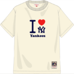 NY YANKEES SMALL LOGO GRAPHIC TEE ( I LOVE NY YANKEES )