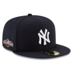 NY Yankees New Era Postseason Side Patch 59FIFTY Fitted Hat Navy 2025