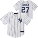 NY YANKEES INFANT JERSEY NIKE G STANTON# 27 HOME SCRPRT PLAYER FINISHED