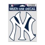 NEW YORK YANKEES 3.75" X 5" NY LOGO FAN DECALS