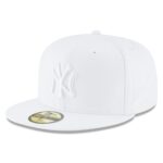 NY YANKEES NEW ERA 59FIFTY WHITE/ WHITE