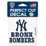 NEW YORK YANKEES SLOGAN PERFECT CUT 4" x 4" COLOR DECAL