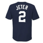NEW YORK YANKEES INFANT JETER DEREK#2 INFANT HOME N&N SS COTTON TEE S/S Sportswear Tops